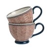 Laura Ashley Hedingham Edwin Blue Terra - komplet 2 kubków 400 ml